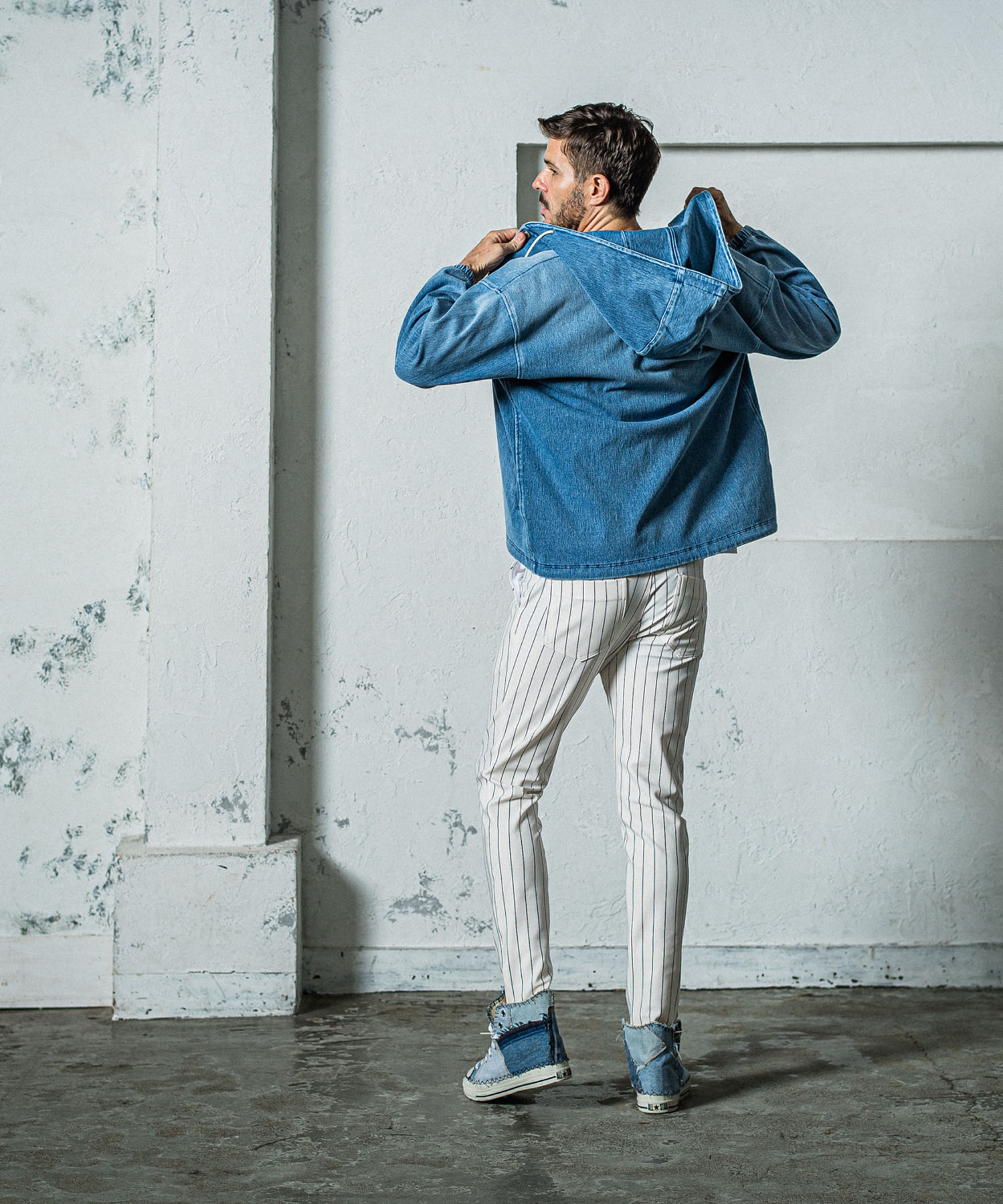 DENIM JERSEY  coach hoodie