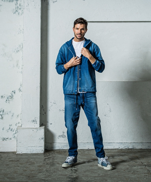 DENIM JERSEY  coach hoodie