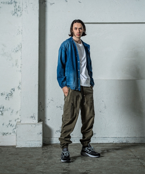 DENIM JERSEY  coach hoodie