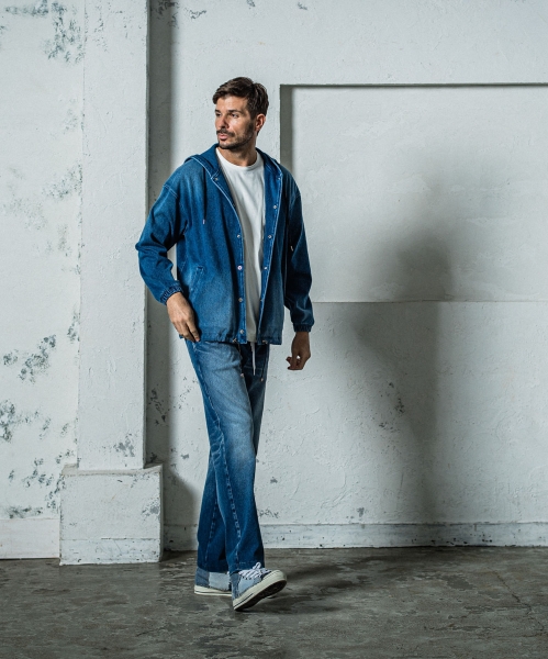 DENIM JERSEY  coach hoodie