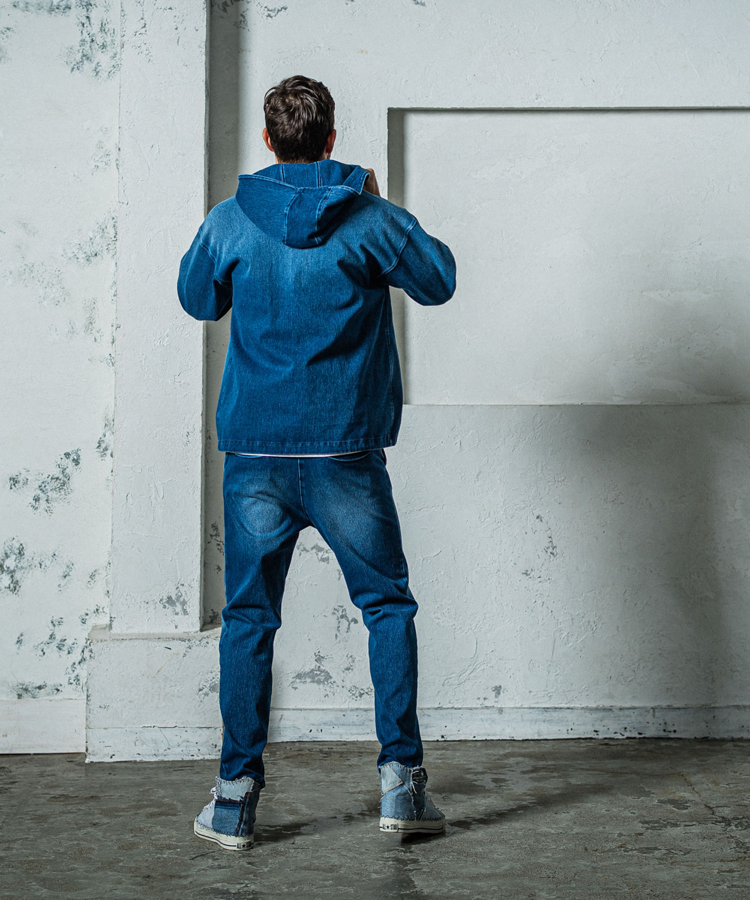 DENIM JERSEY  coach hoodie