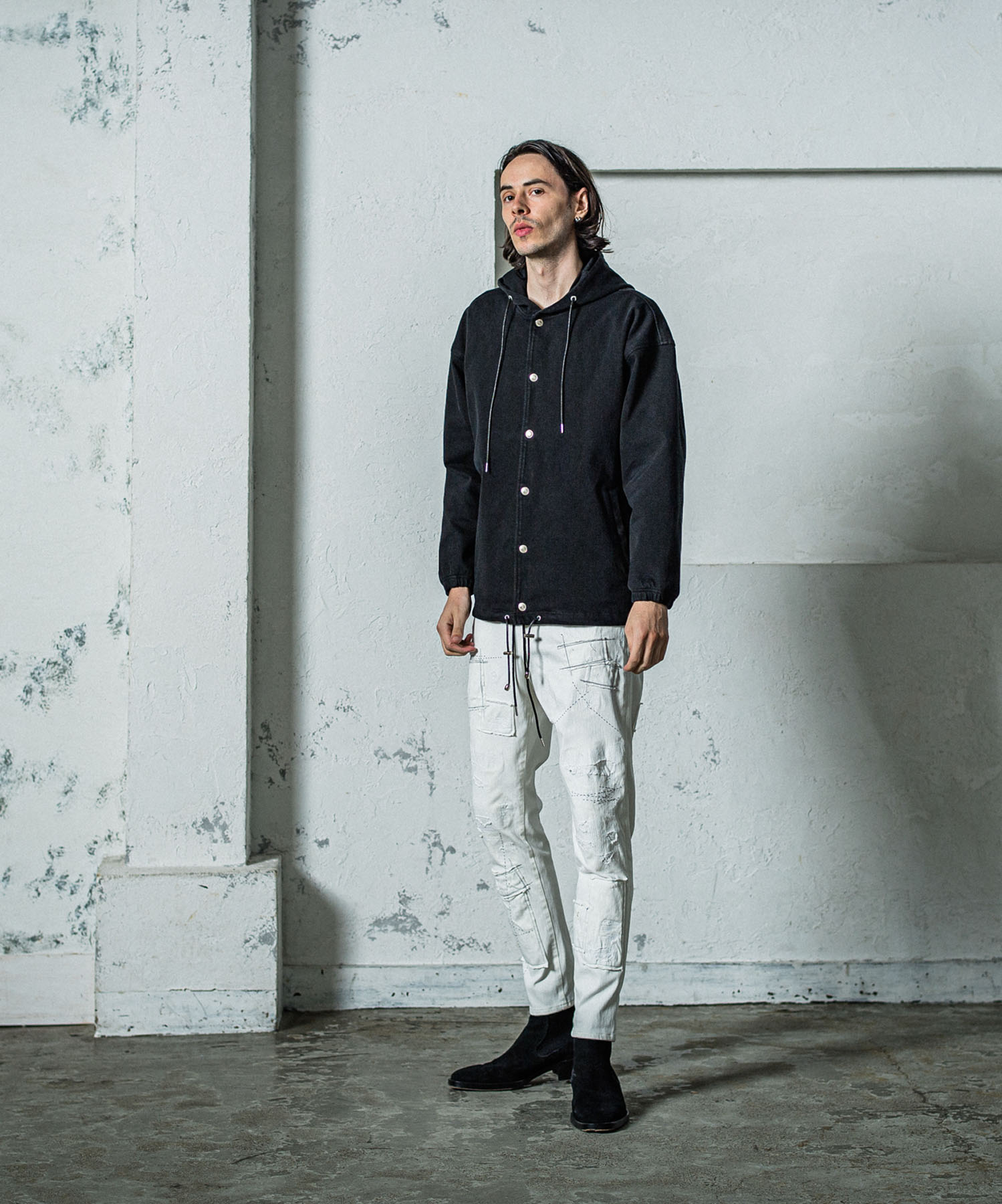 DENIM JERSEY  coach hoodie