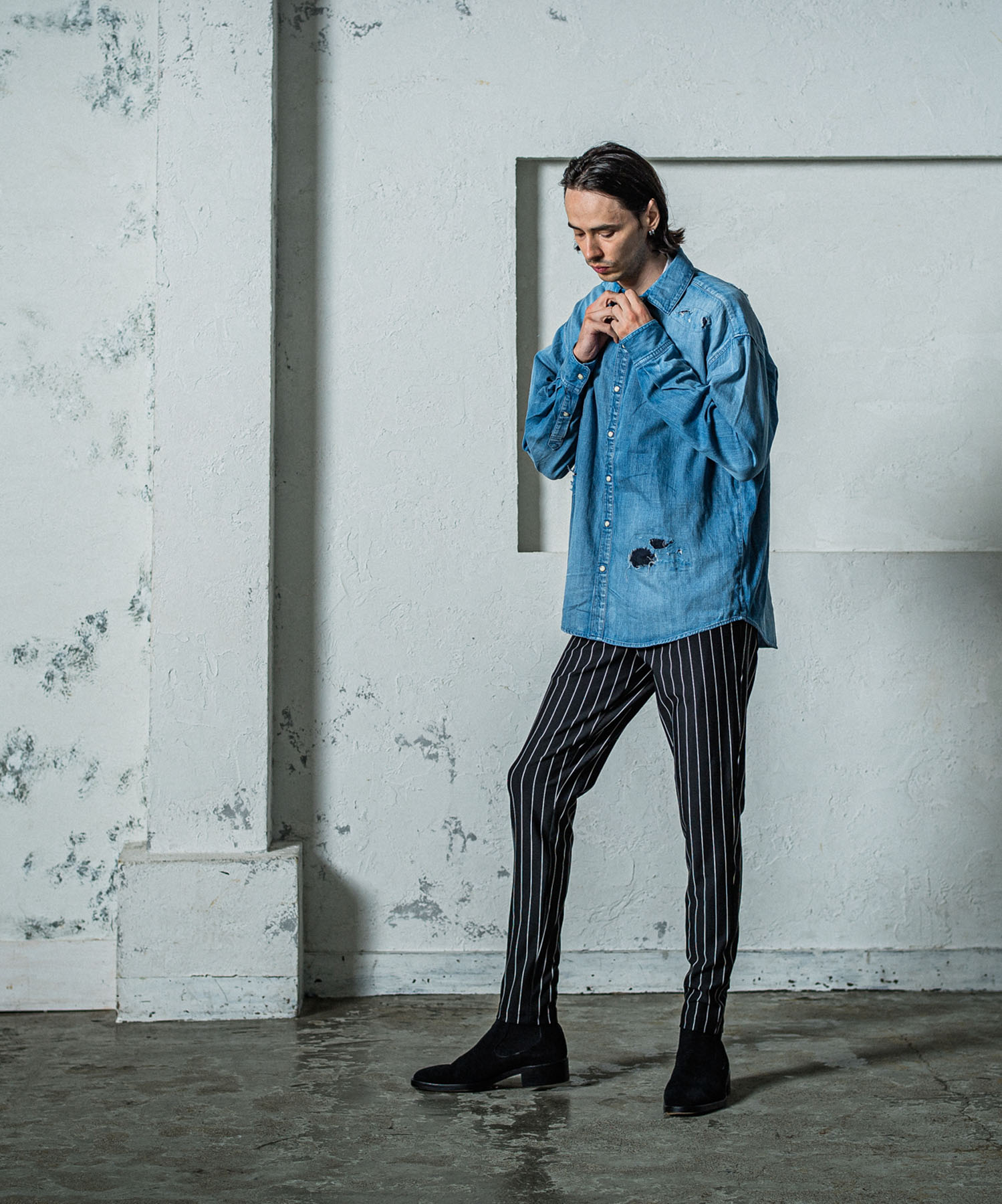 denim　 jack shirts