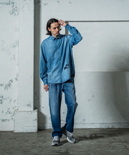 denim　 jack shirts