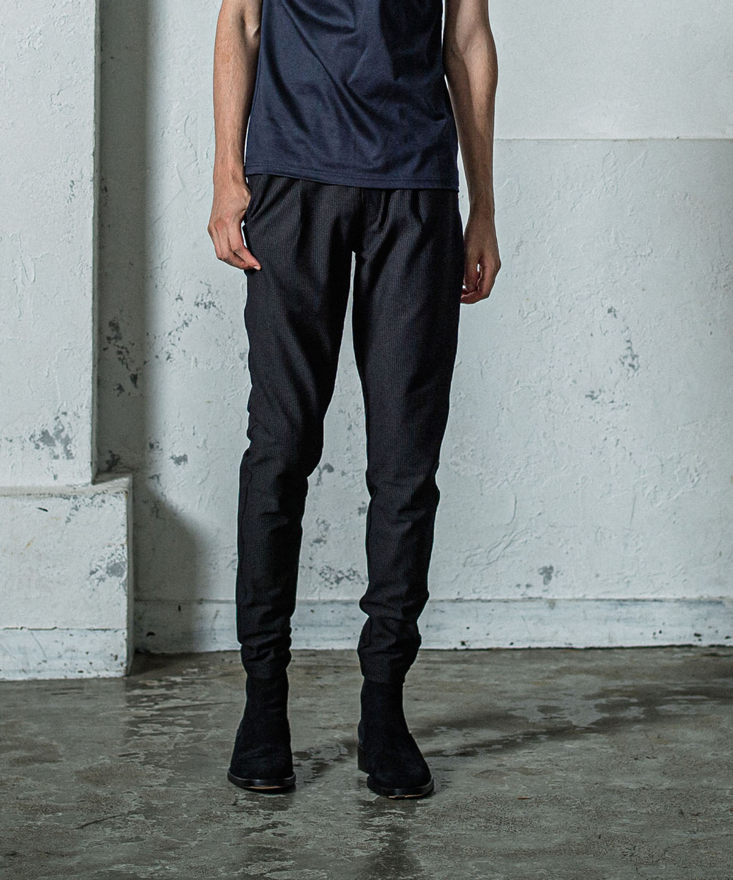 CHRIS　EASY  TUCK PANTS