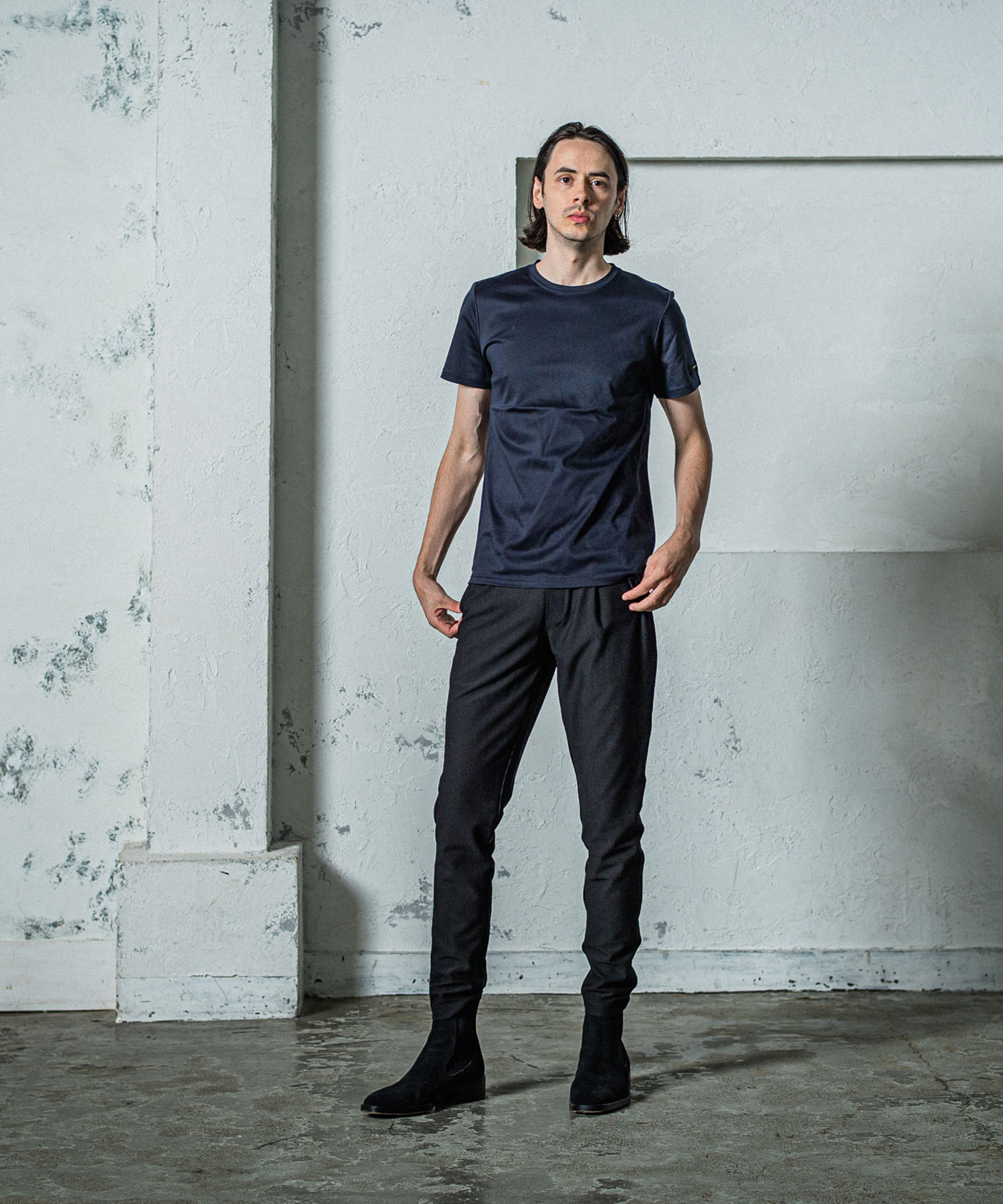 CHRIS　EASY  TUCK PANTS