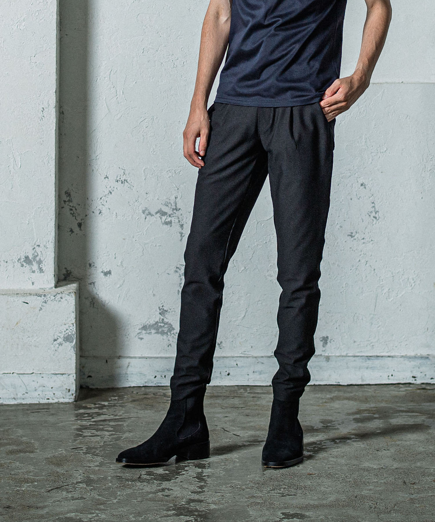 CHRIS　EASY  TUCK PANTS