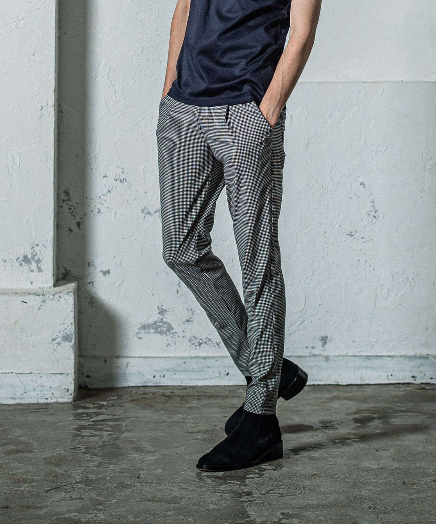 CHRIS　EASY  TUCK PANTS