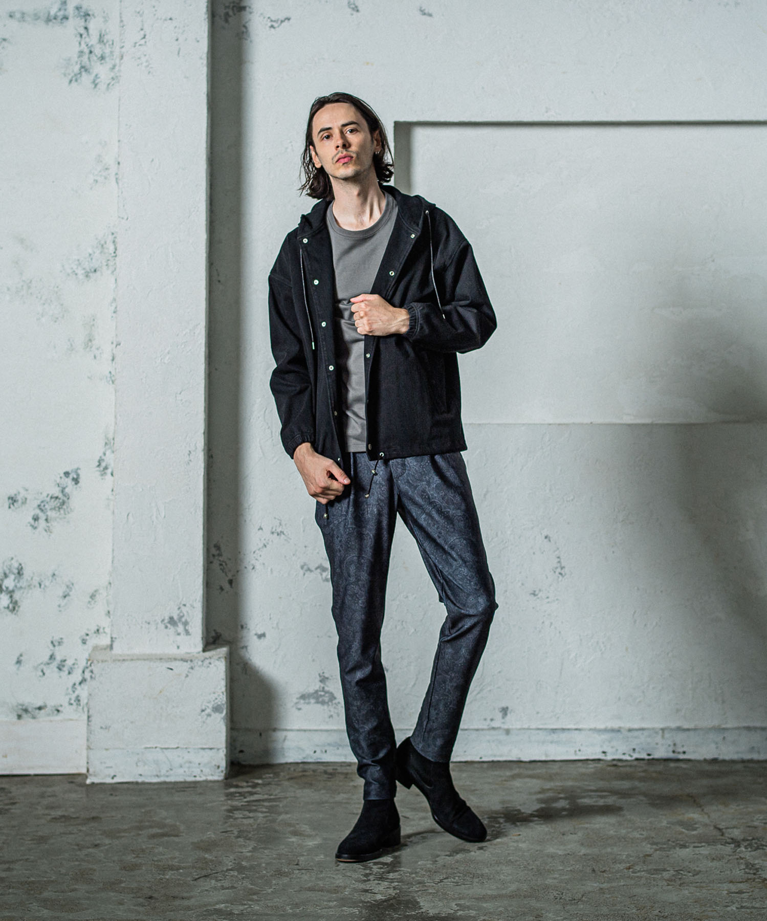 CHRIS　EASY  TUCK PANTS