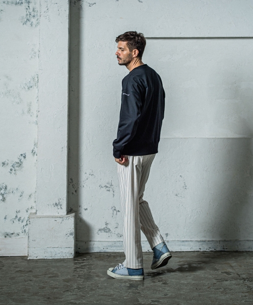 CHRIS　EASY WIDE TUCK PANTS