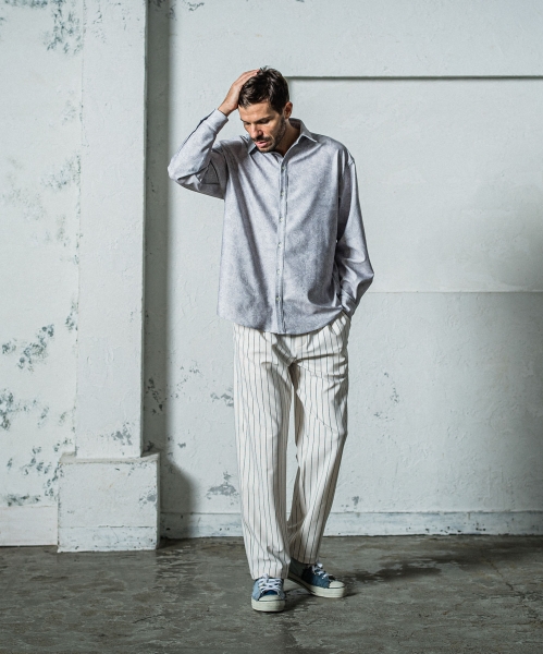 CHRIS　EASY WIDE TUCK PANTS