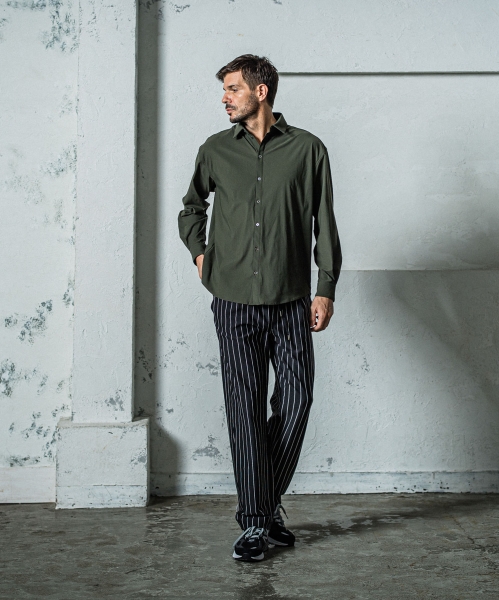 CHRIS　EASY WIDE TUCK PANTS