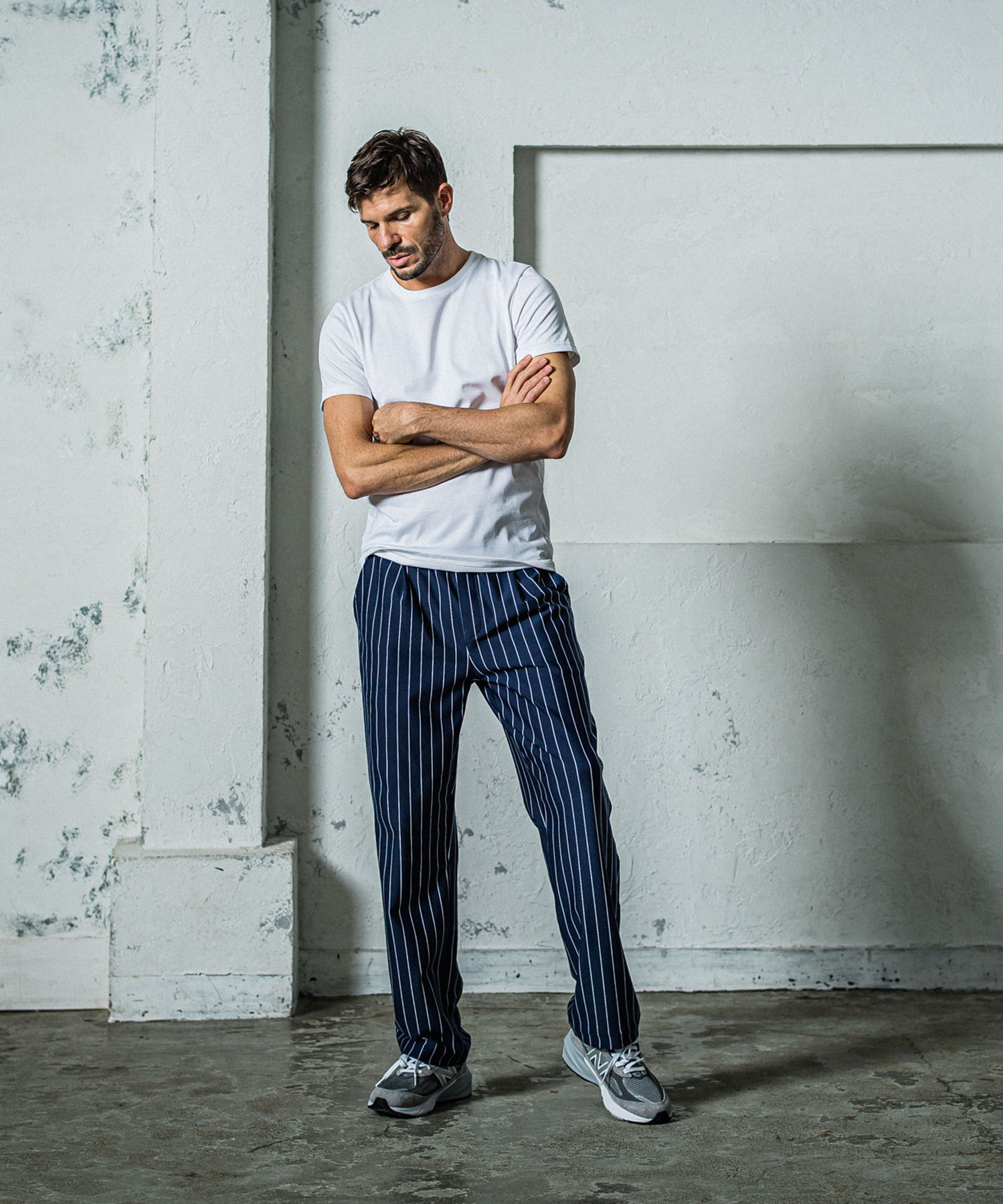 CHRIS　EASY WIDE TUCK PANTS