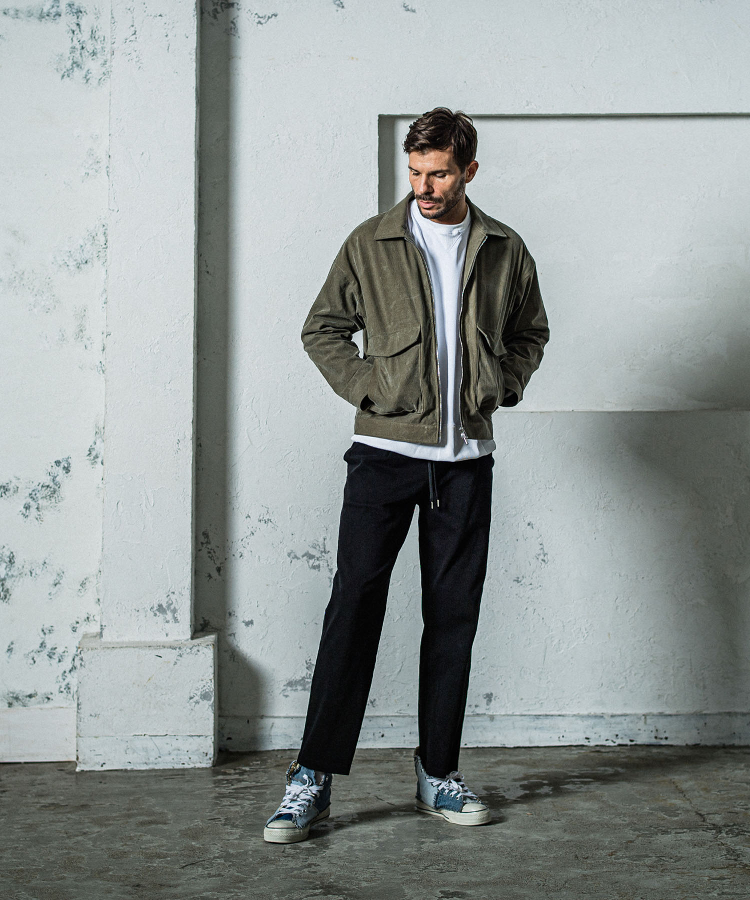 EX denim jersey  WIDE PT