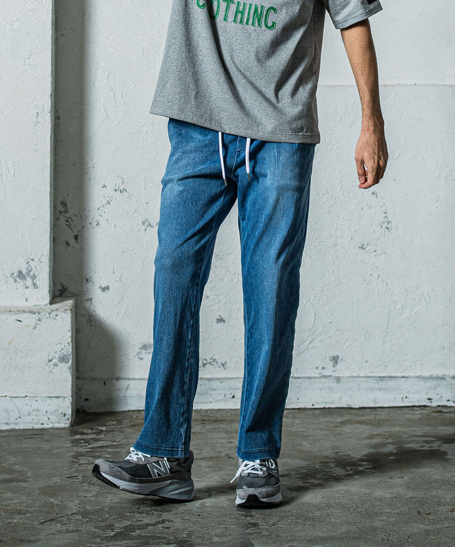 EX denim jersey  WIDE PT