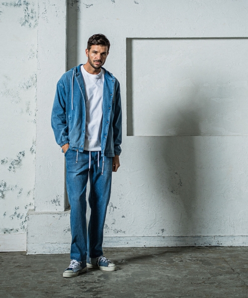 EX denim jersey  WIDE PT