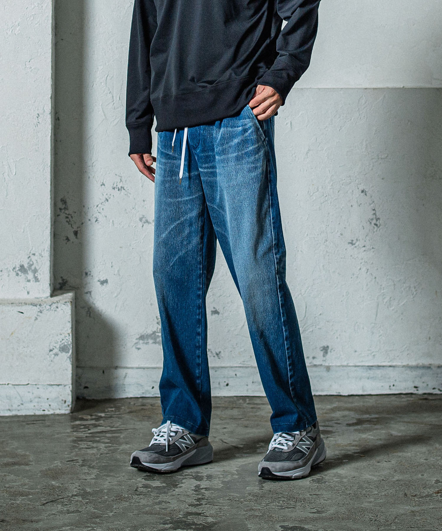 EX denim jersey  WIDE PT