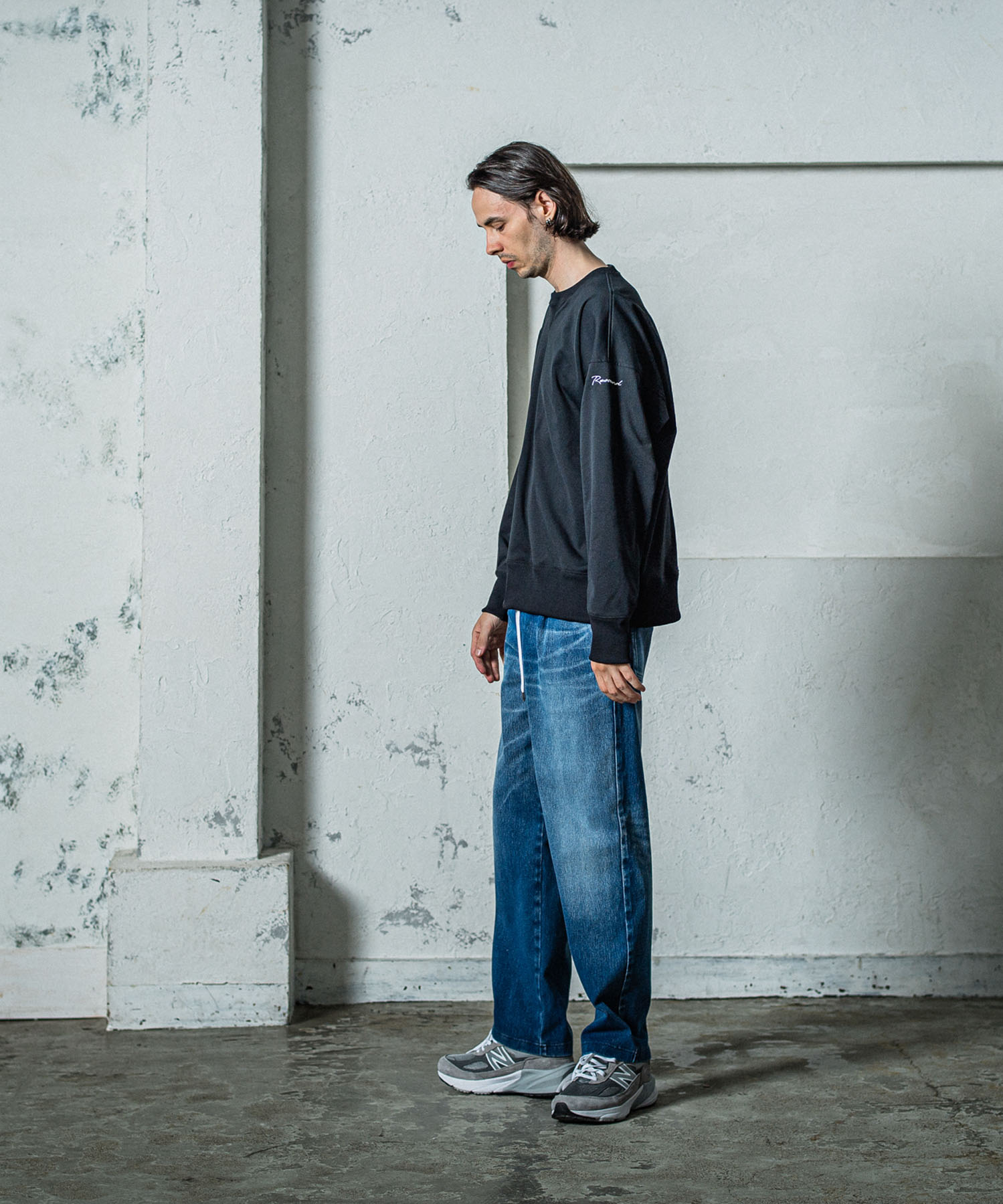 EX denim jersey  WIDE PT