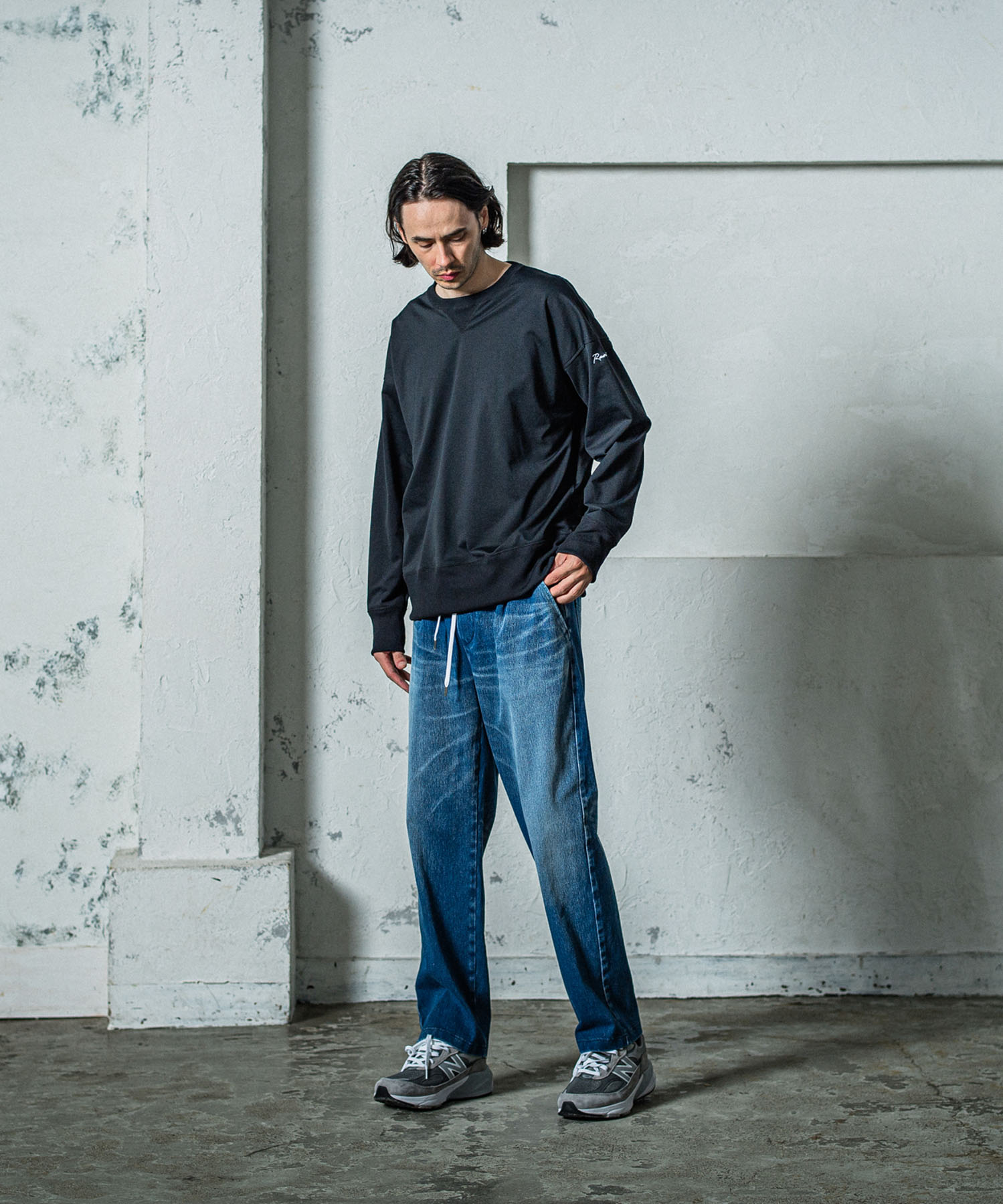 EX denim jersey  WIDE PT