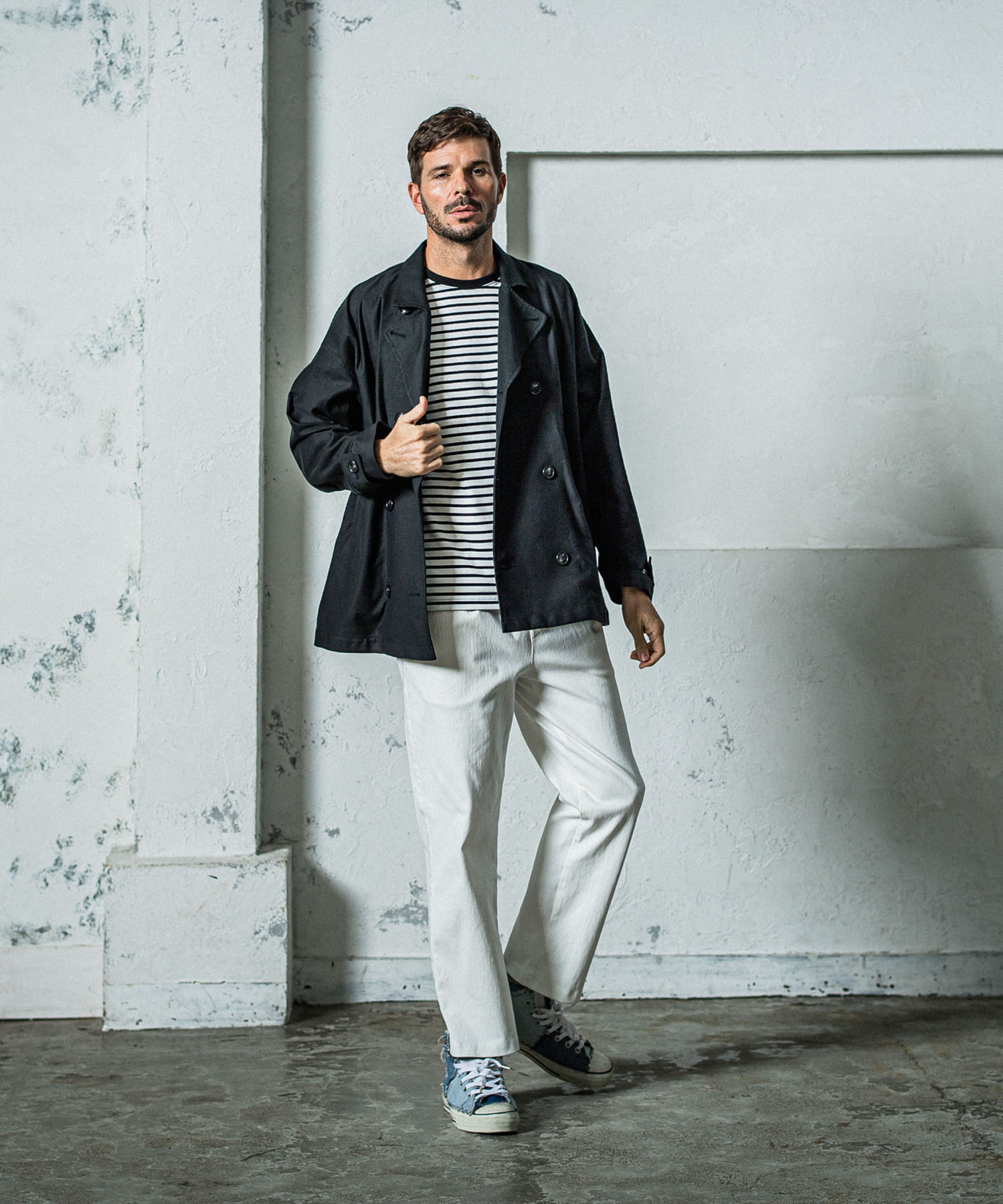 EX denim jersey  WIDE PT