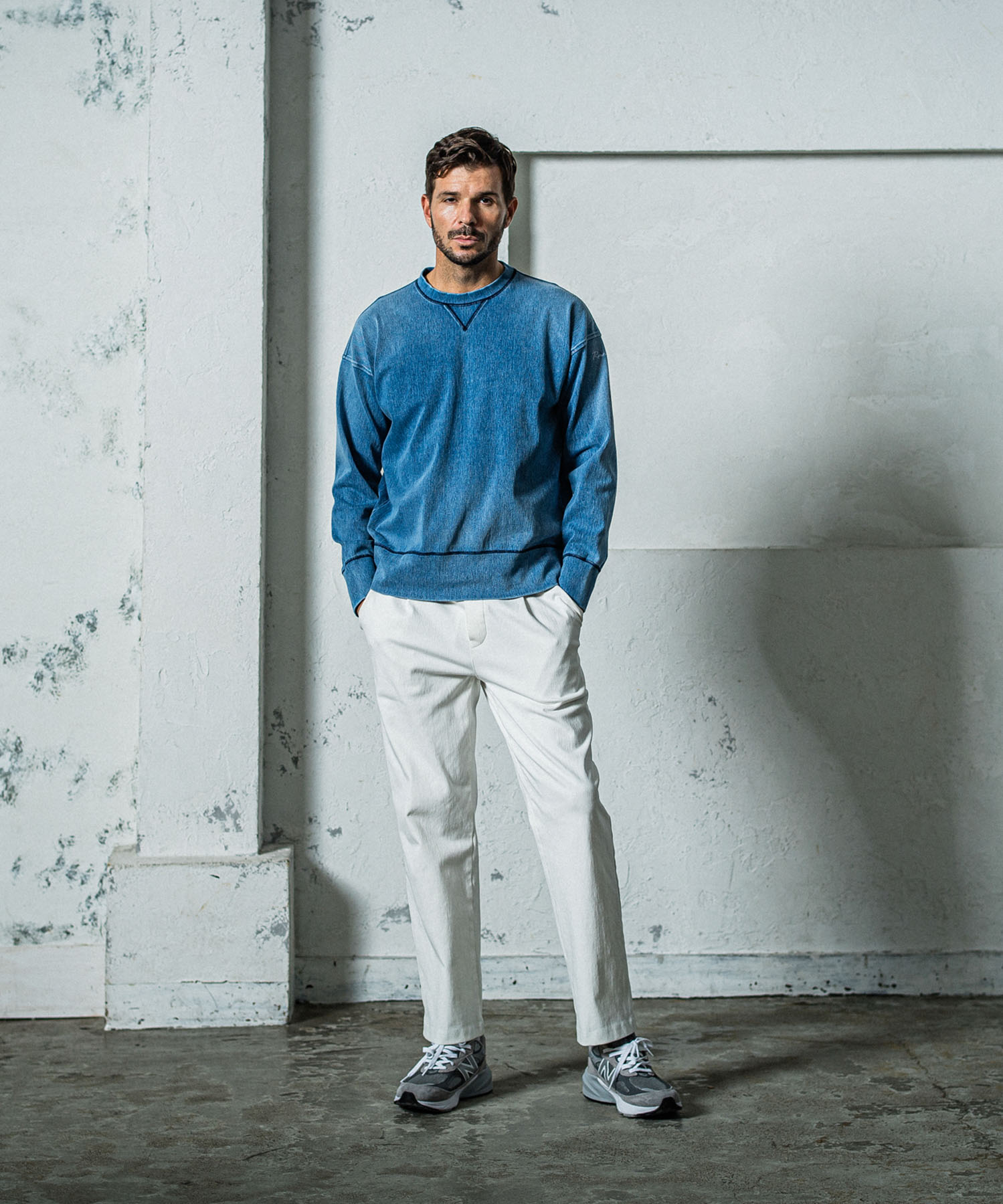 EX denim jersey  WIDE PT