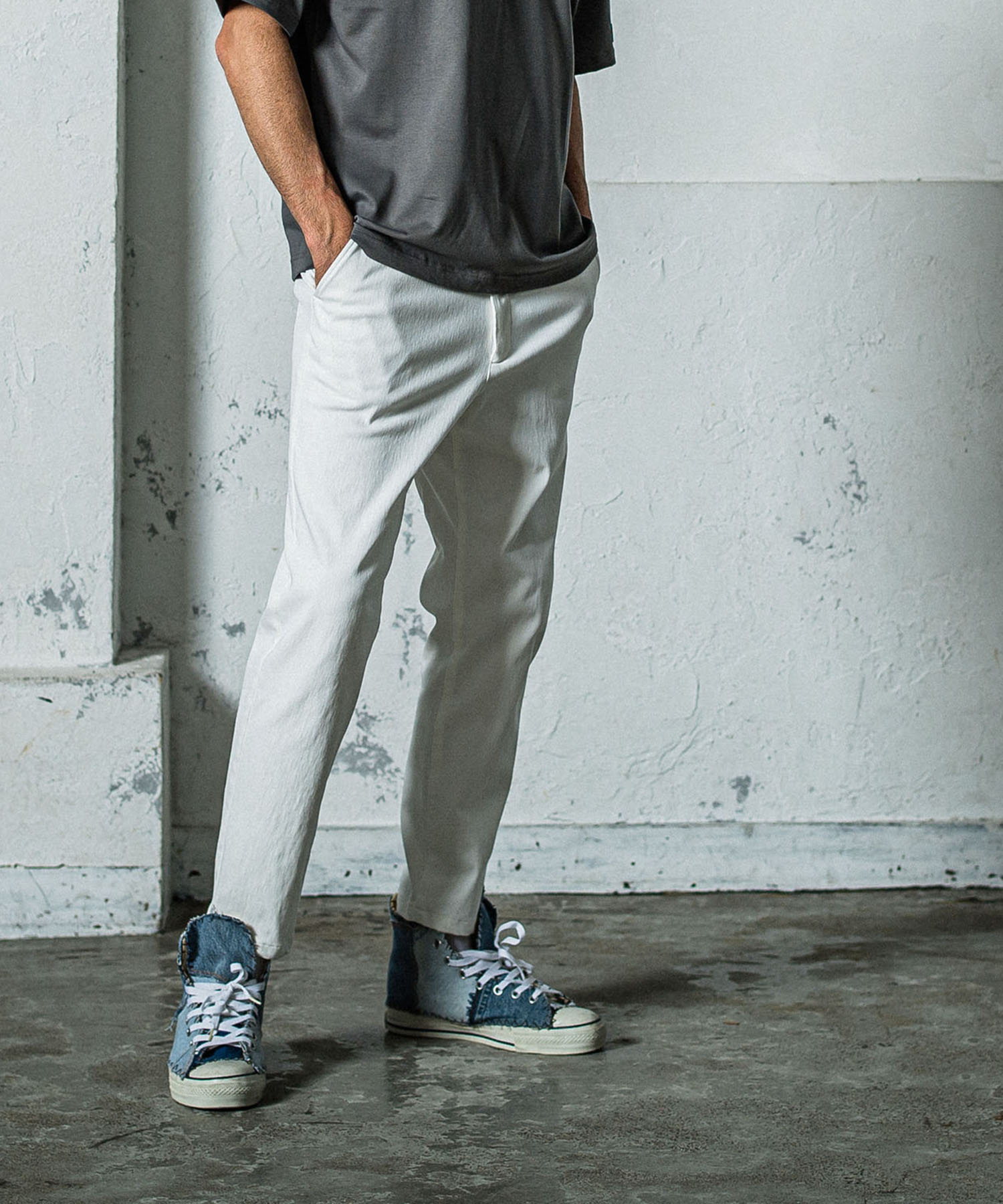 denim jersey  PAT WIDE EASY PT