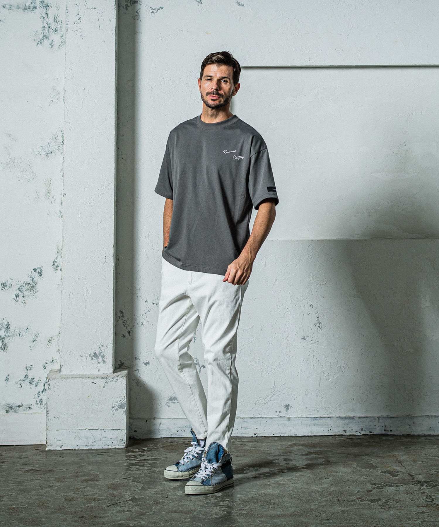 denim jersey  PAT WIDE EASY PT