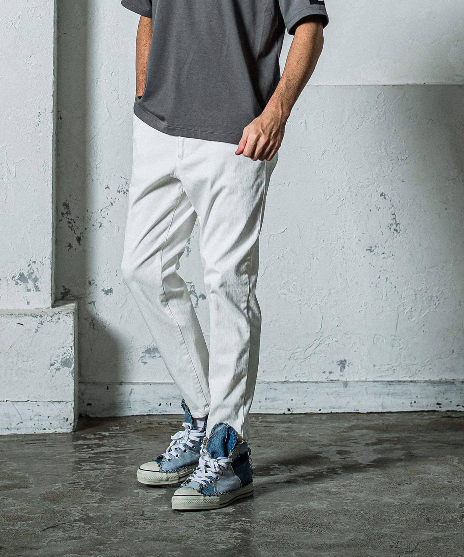 denim jersey  PAT WIDE EASY PT