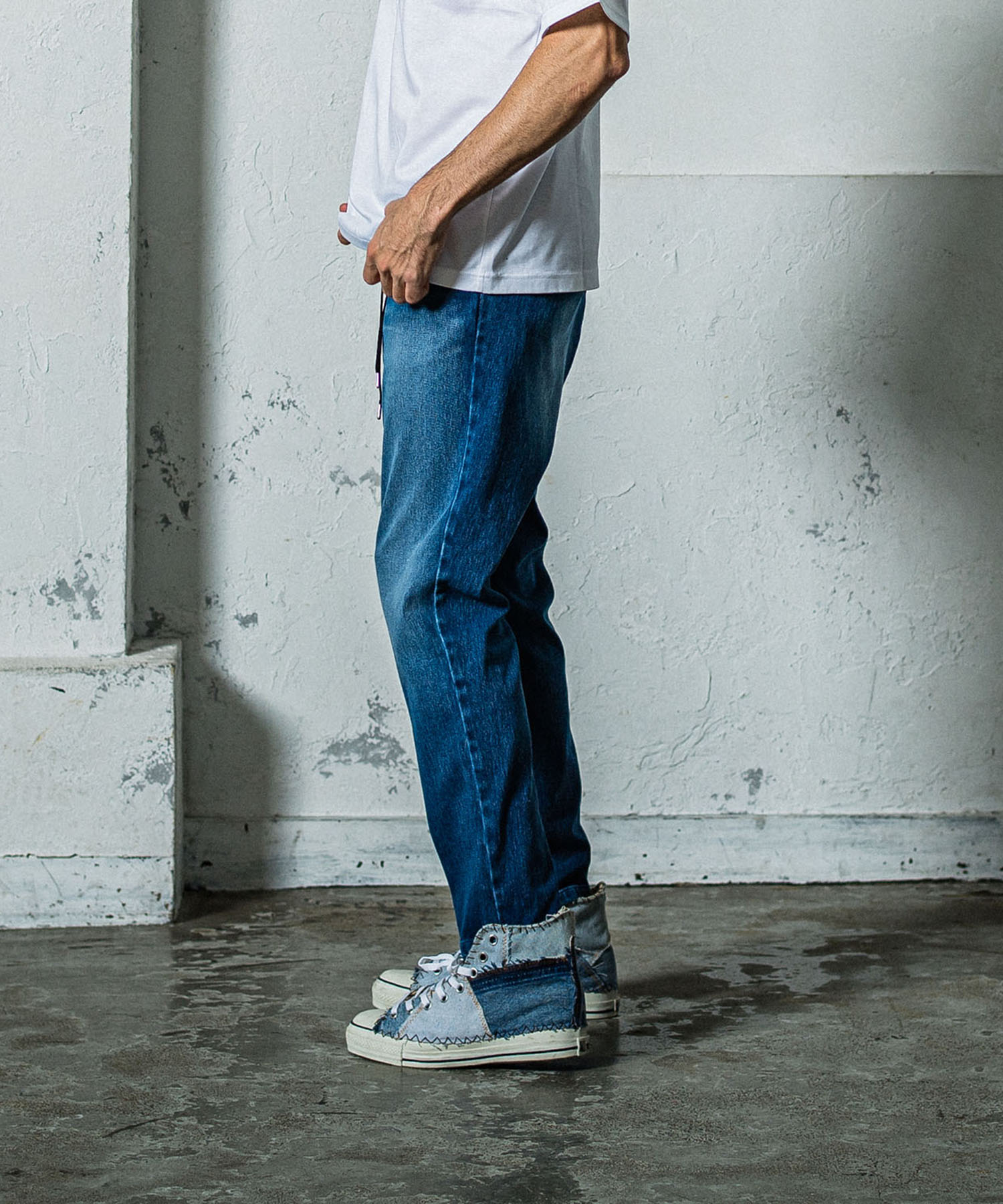 denim jersey  PAT WIDE EASY PT