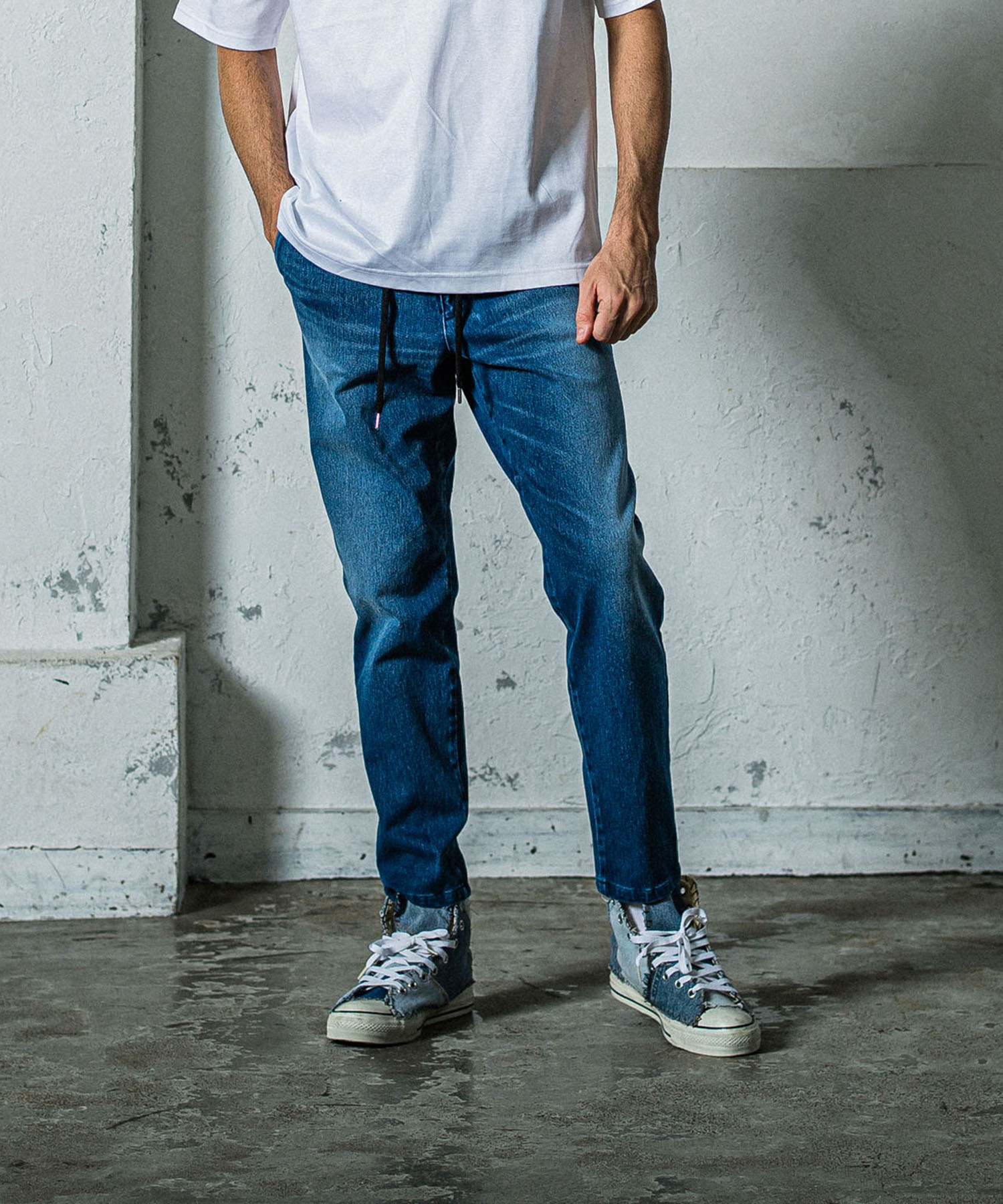 denim jersey  PAT WIDE EASY PT
