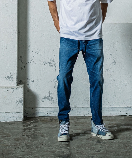 denim jersey  PAT WIDE EASY PT