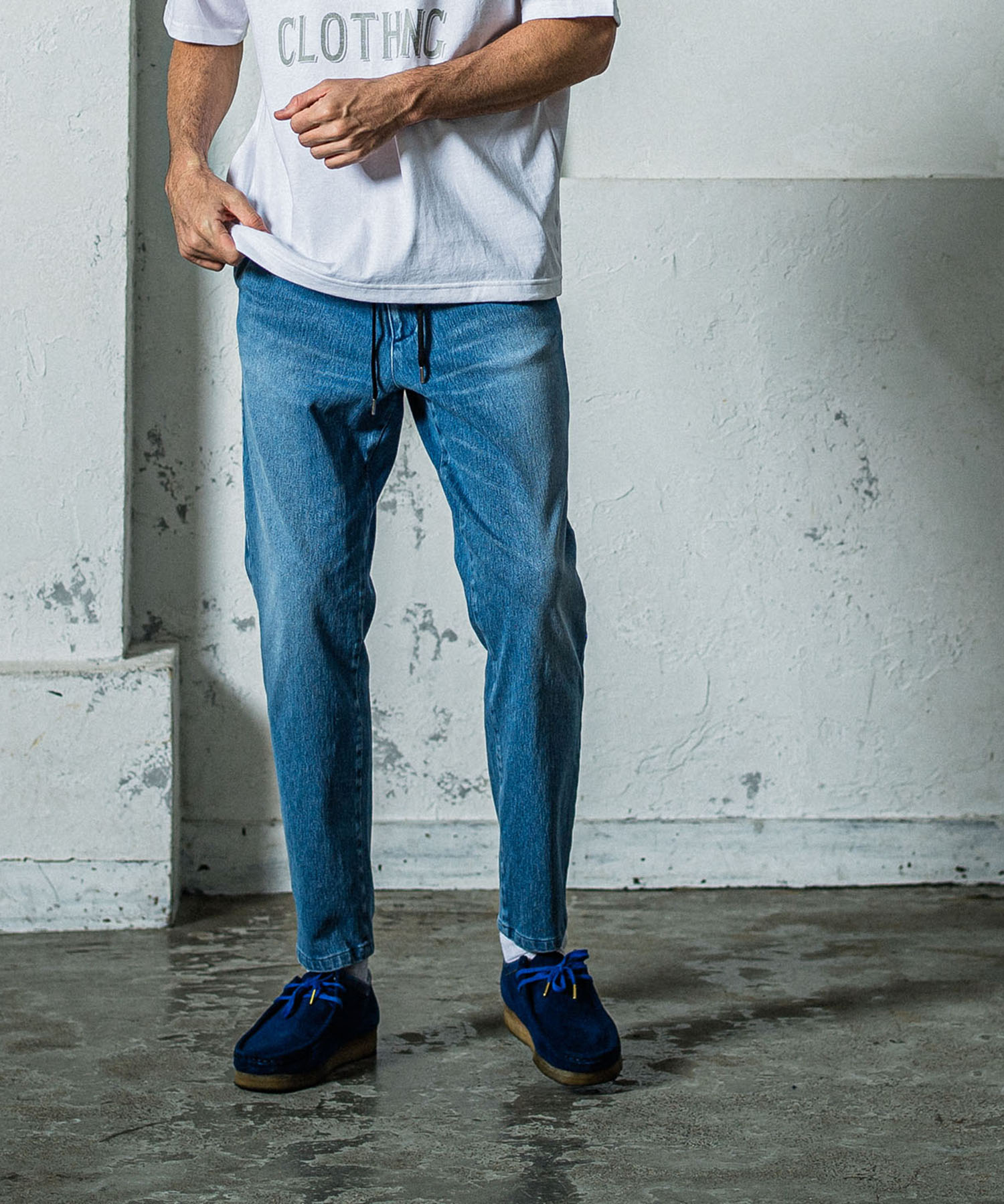 denim jersey  PAT WIDE EASY PT