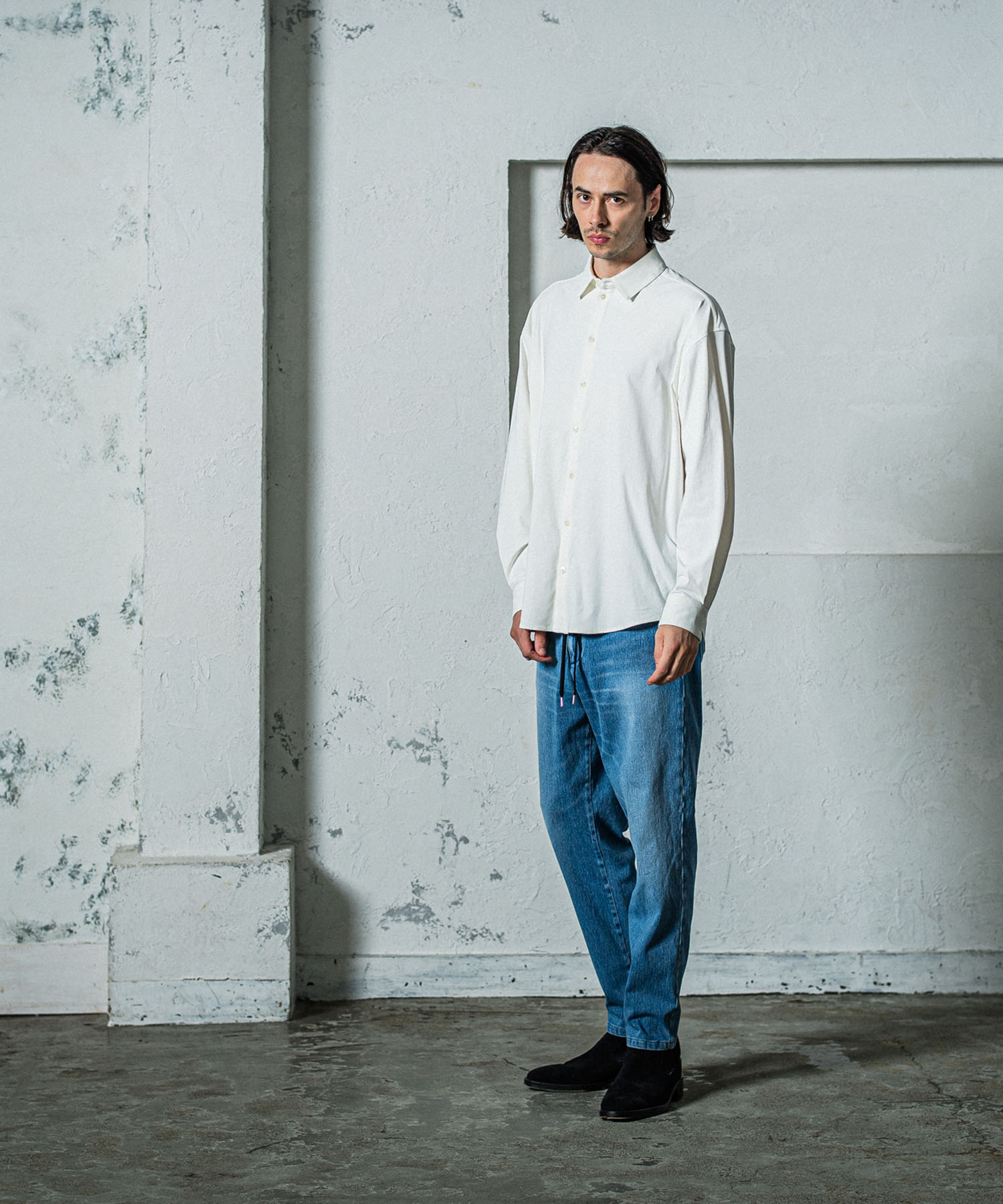 denim jersey  PAT WIDE EASY PT