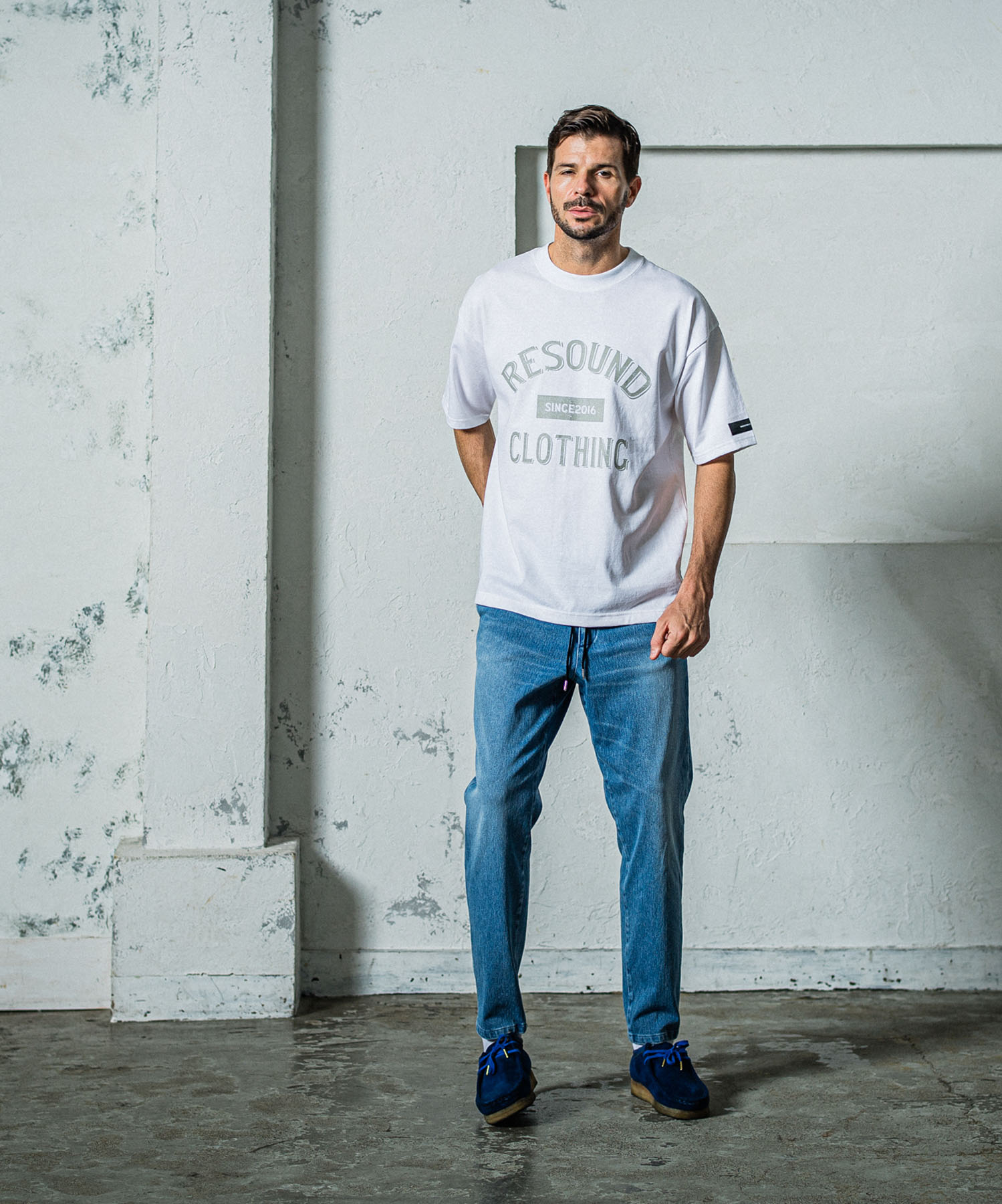 denim jersey  PAT WIDE EASY PT