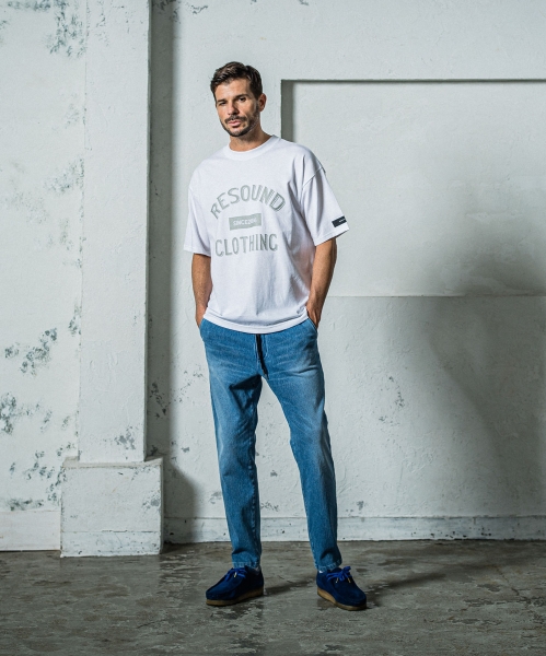 denim jersey  PAT WIDE EASY PT