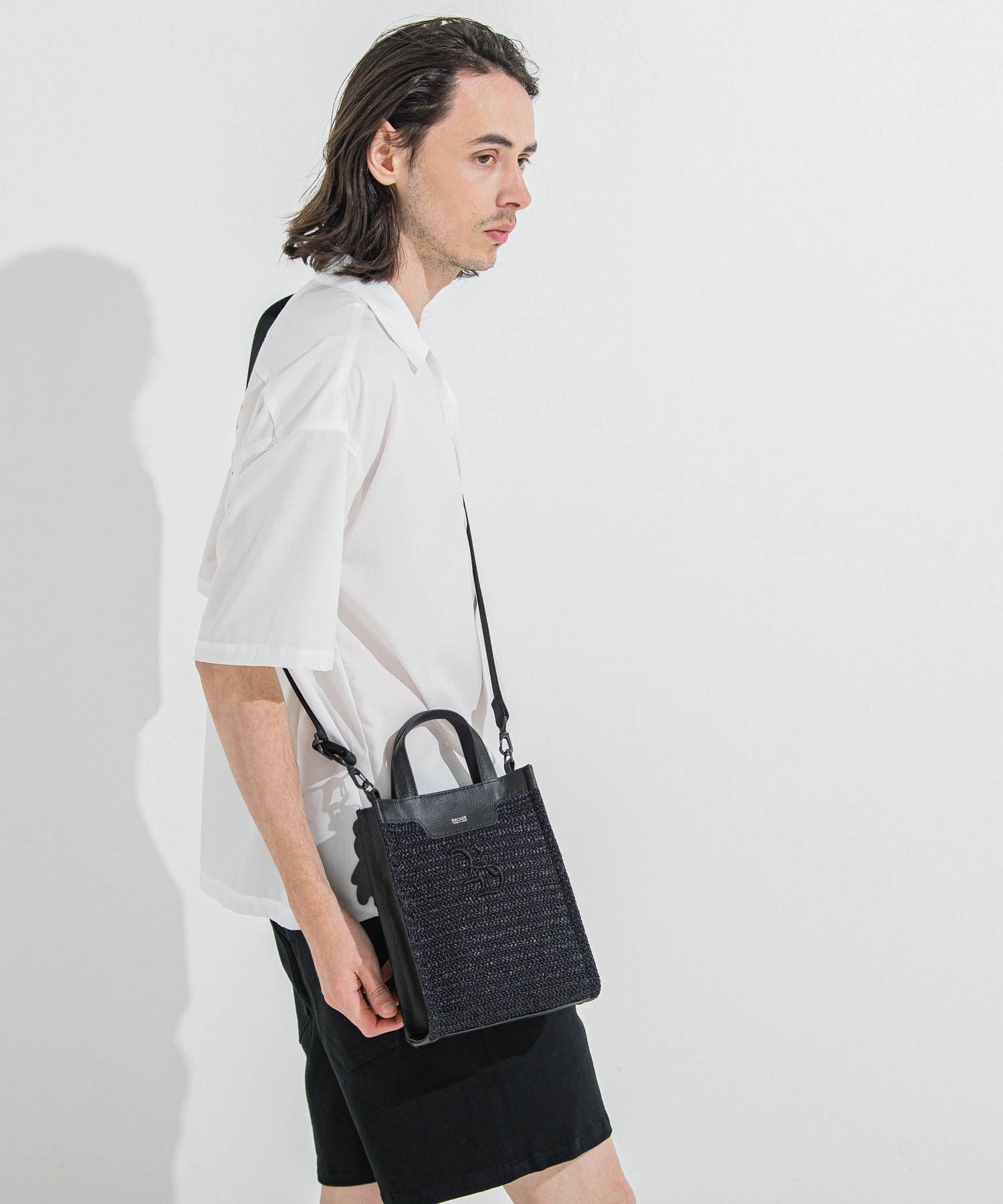 mesh mini tote bag