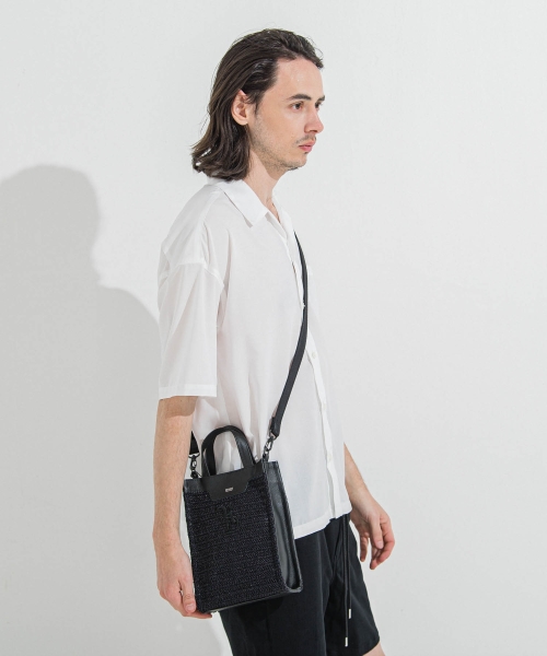 mesh mini tote bag