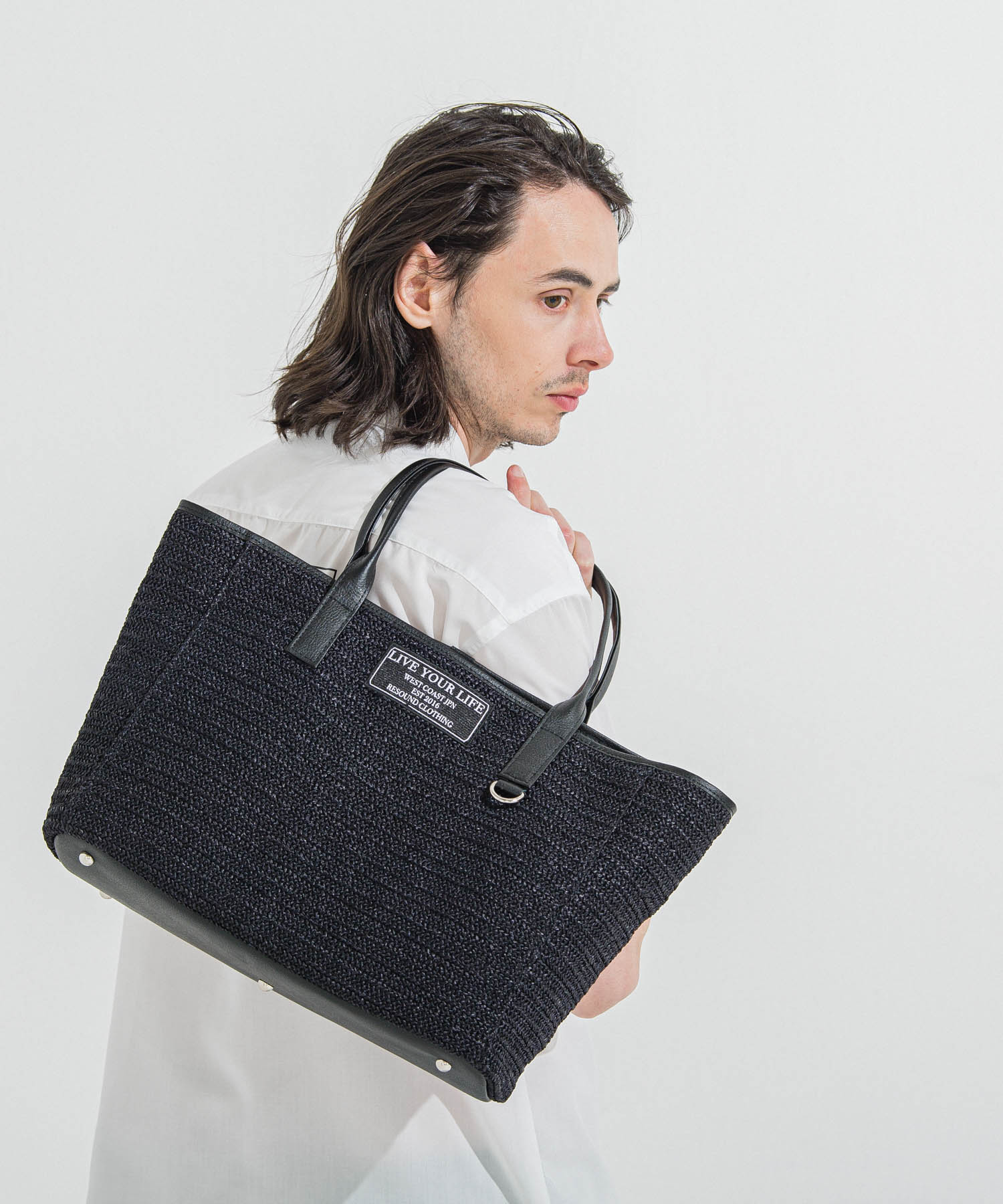 mesh tote bag