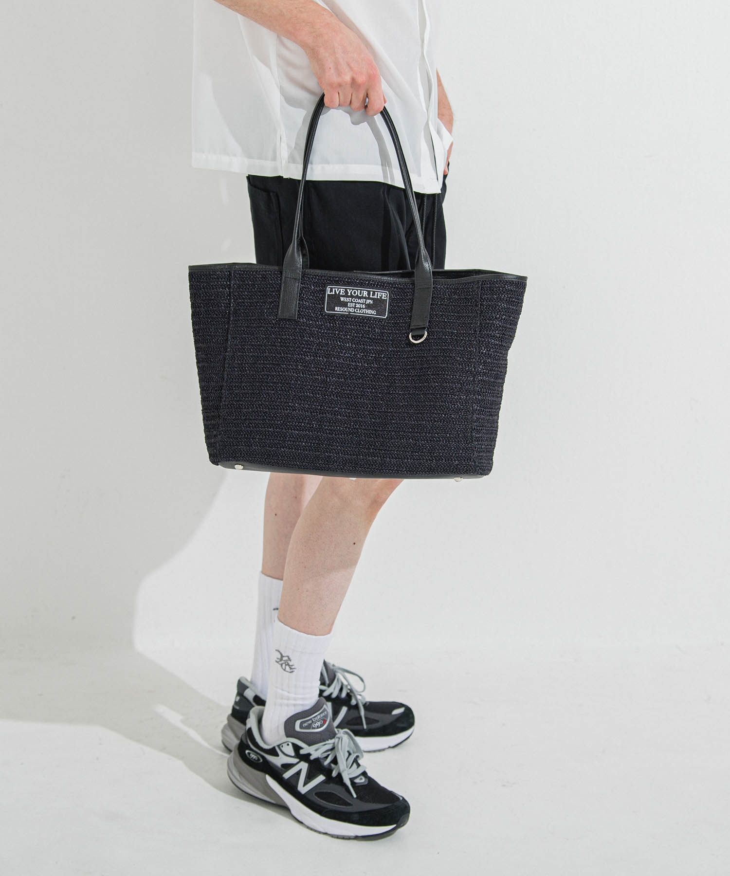 mesh tote bag
