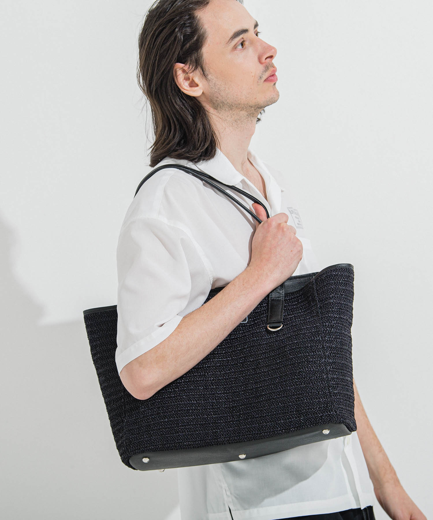 mesh　tote bag