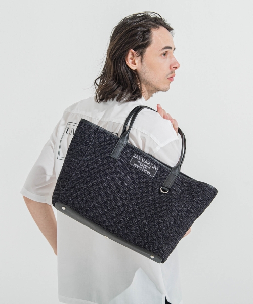 mesh　tote bag
