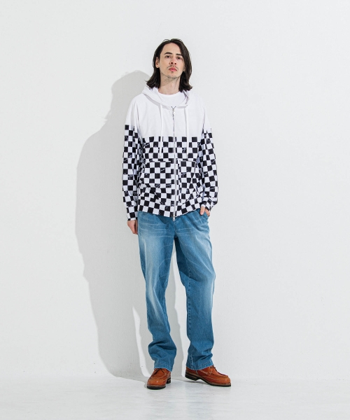 RUSH  OVER  ZIPUP　HOODIE