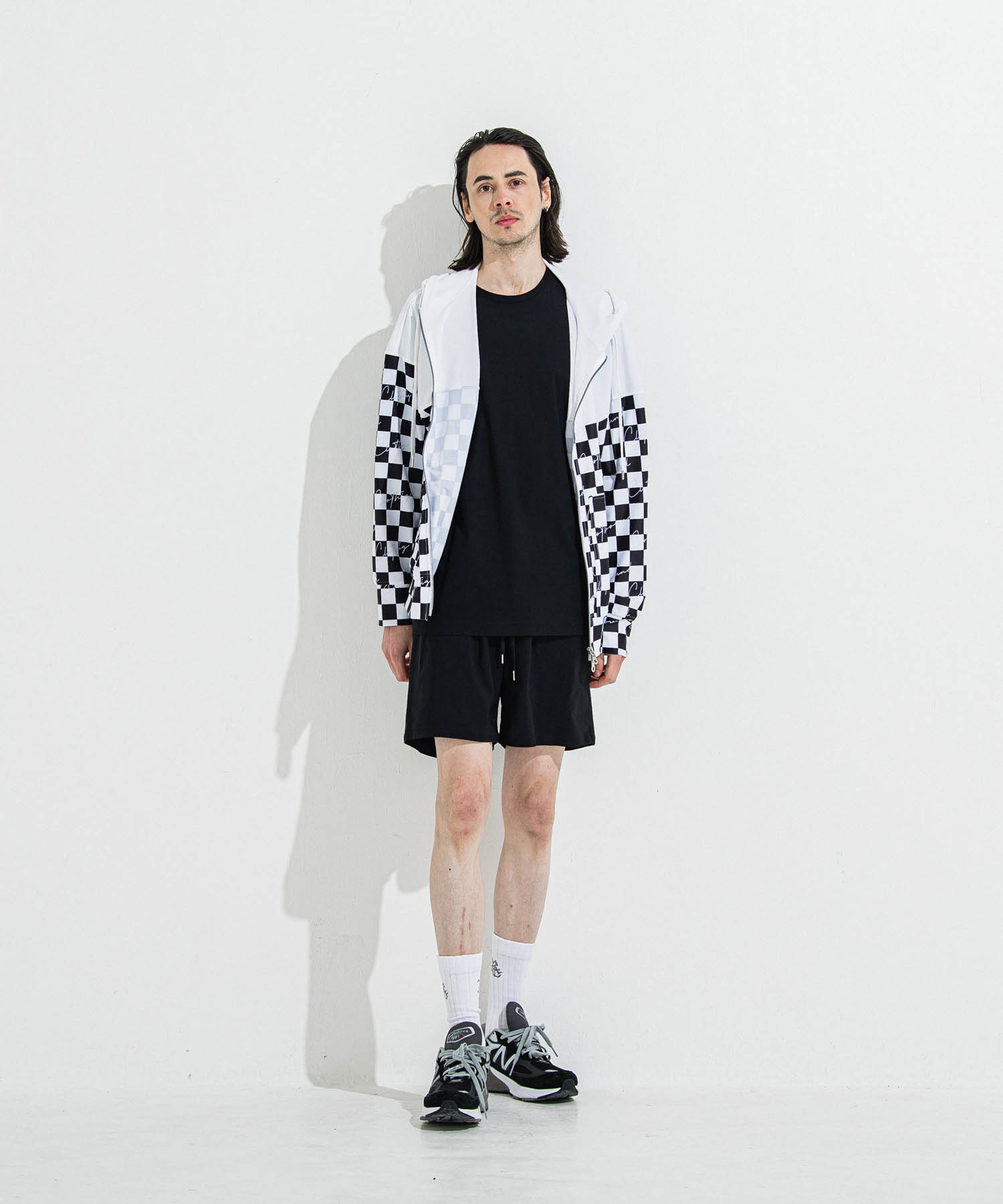 RUSH  OVER  ZIPUP　HOODIE