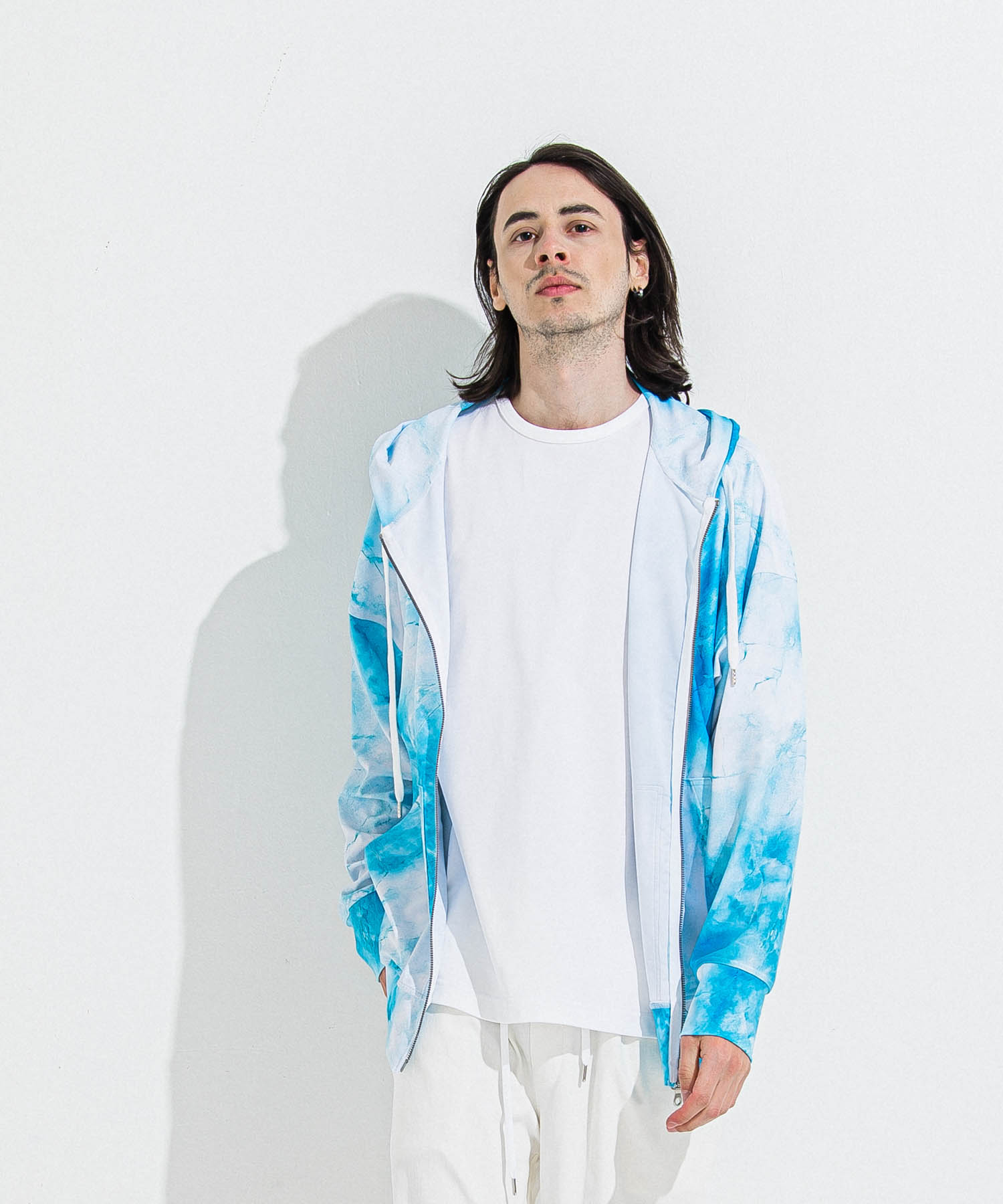 RUSH  OVER  ZIPUP　HOODIE