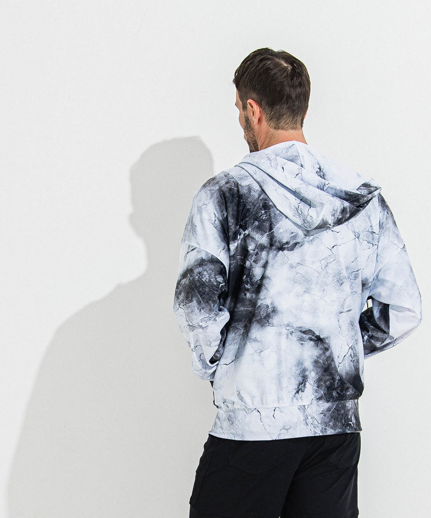 RUSH  OVER  ZIPUP　HOODIE