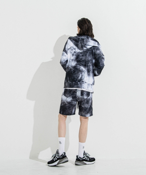 RUSH  OVER  ZIPUP　HOODIE