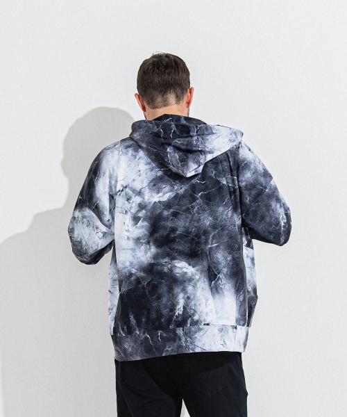 RUSH  OVER  ZIPUP　HOODIE