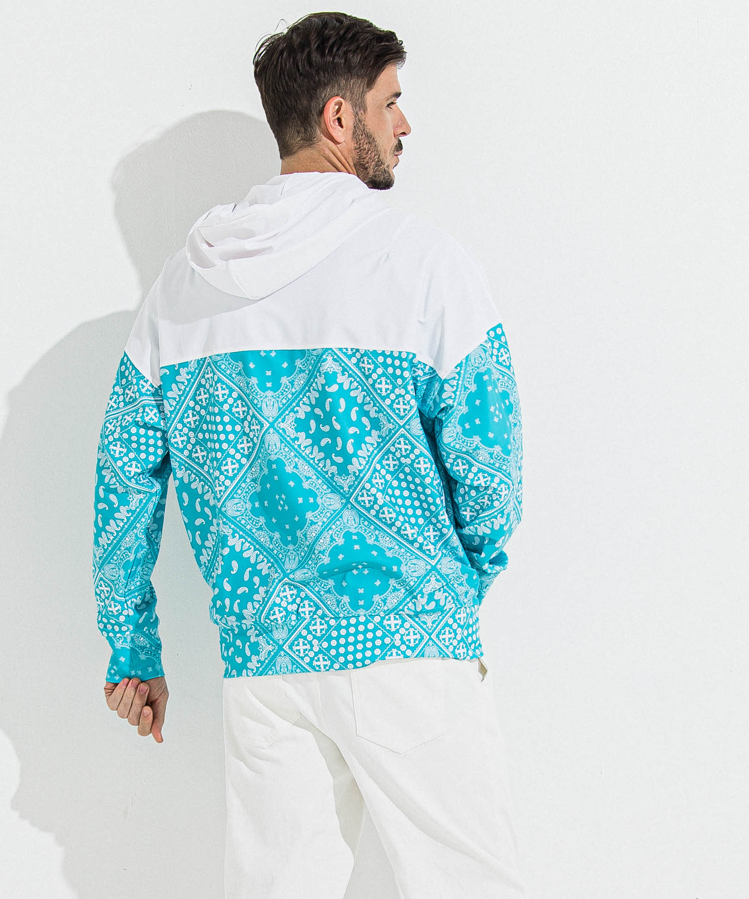 RUSH  OVER  ZIPUP　HOODIE