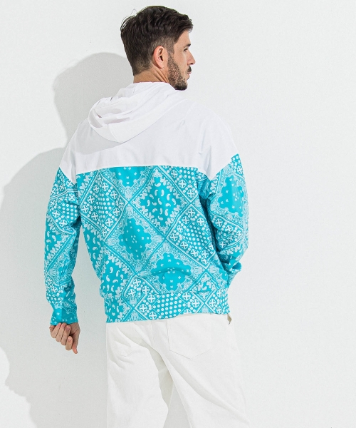 RUSH  OVER  ZIPUP　HOODIE