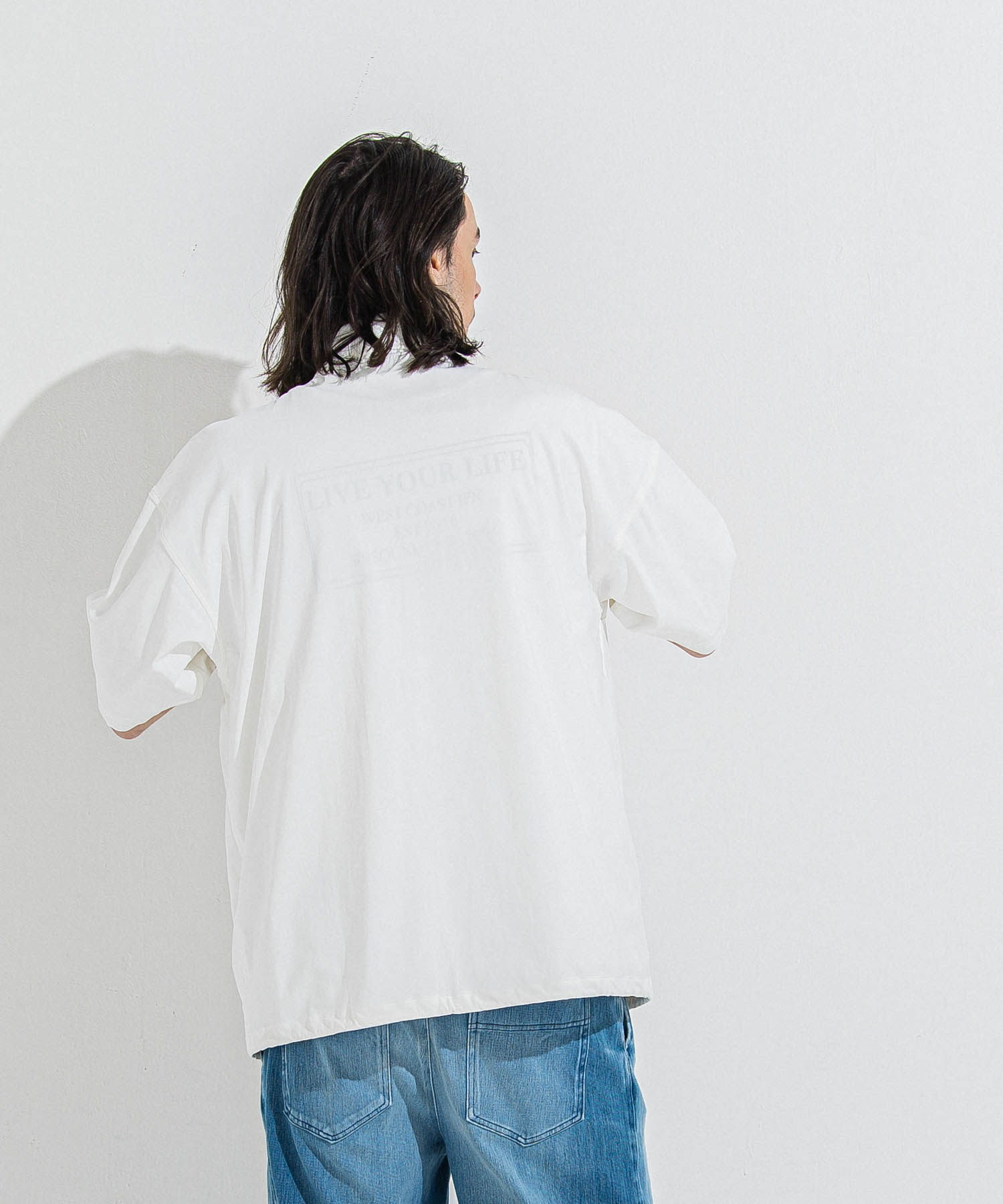 NYLON HALF COACH JACKET